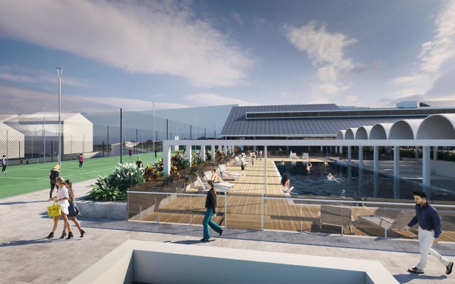 An artist’s impression of the new White City. An artist’s impression of the new White City.