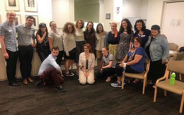 Some of the volunteers in this year’s
Limmud Oz organising committee. Some of the volunteers in this year’s
Limmud Oz organising committee.