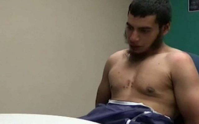 Convicted terrorist Ihsas Khan is questioned by detectives after the stabbing attack on his neighbour in 2016. Convicted terrorist Ihsas Khan is questioned by detectives after the stabbing attack on his neighbour in 2016.