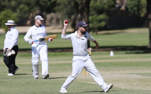 Maccabi AJAX Cricket Club's premiership-winning skipper Sam Brygel capped off a season to remember by winning the Ray Saffer Medal. Photo: Peter Haskin Maccabi AJAX Cricket Club's premiership-winning skipper Sam Brygel capped off a season to remember by winning the Ray Saffer Medal. Photo: Peter Haskin