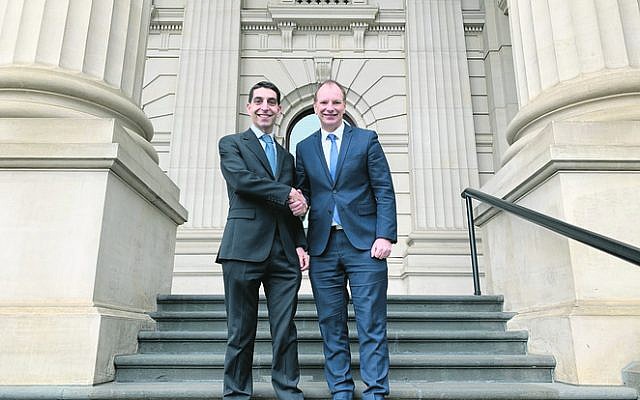 Paul Hamer (left) and David
Southwick. Paul Hamer (left) and David
Southwick.