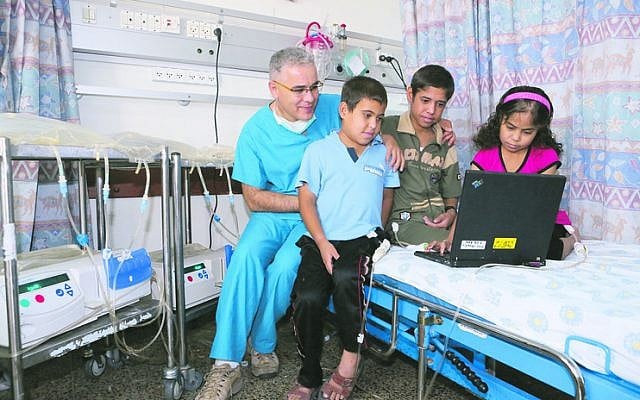 Young patients at Rambam hospital.