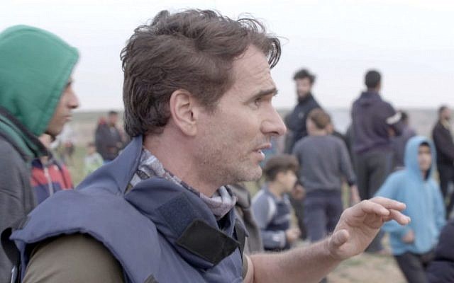 Todd Sampson while filming in Gaza. Photo: Network Ten Todd Sampson while filming in Gaza. Photo: Network Ten
