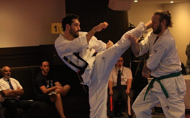 Anthony Tockar (left) in action. Anthony Tockar (left) in action.