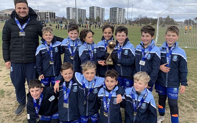 Kanga Cup boys’ U10 Cup winners, Maccabi-Hakoah FC.