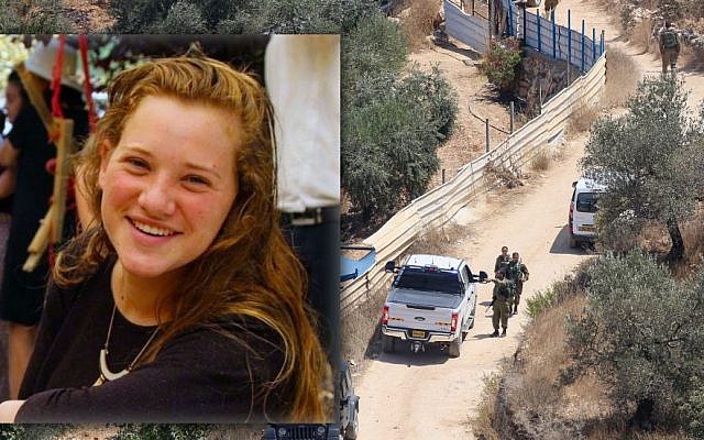 Israeli soldiers and security forces at the scene of a terror attack near the Ein Bubin spring, in the Binyamin District in the West Bank, Aug. 23, 2019. Rina Shnerb, left, was killed in the attack. (Flash90/Facebook) Israeli soldiers and security forces at the scene of a terror attack near the Ein Bubin spring, in the Binyamin District in the West Bank, Aug. 23, 2019. Rina Shnerb, left, was killed in the attack. (Flash90/Facebook)
