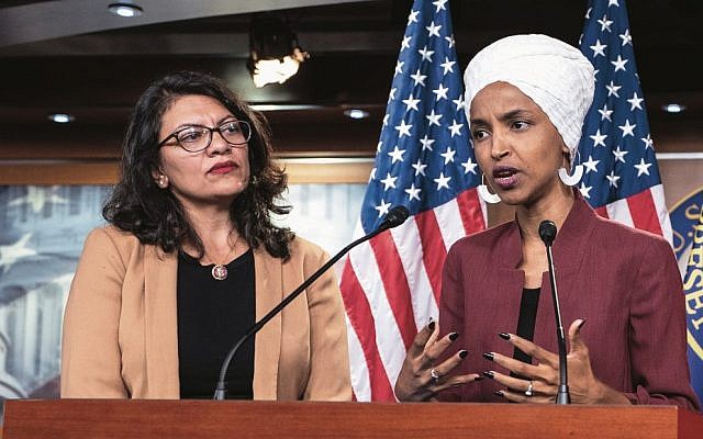 Ilhan Omar (right) and Rashida Tlaib. Photo: EPA/Jim Lo Scalzo Ilhan Omar (right) and Rashida Tlaib. Photo: EPA/Jim Lo Scalzo