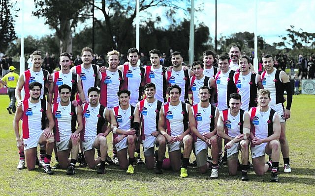 The Jackas team on VAFA Men’s Premier C grand final day at Trevor Barker Oval on Sunday, September 22. The Jackas team on VAFA Men’s Premier C grand final day at Trevor Barker Oval on Sunday, September 22.