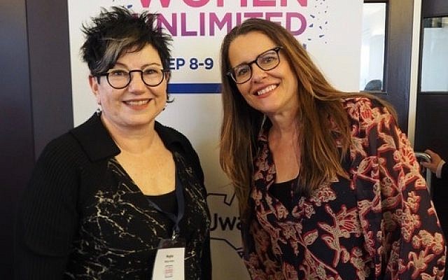 Negba Weiss-Dolev (left) with Melinda Tankard-Reist at the NCJWA
conference. Negba Weiss-Dolev (left) with Melinda Tankard-Reist at the NCJWA
conference.