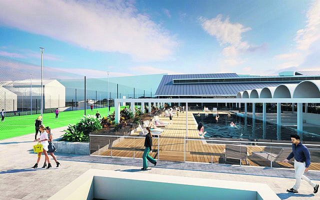 An artist’s impression of the new Hakoah Club White City. An artist’s impression of the new Hakoah Club White City.