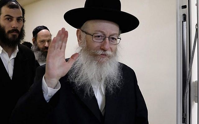 Yaakov Litzman.
Photo: Gali Tibbon/Pool Photo via AP Yaakov Litzman.
Photo: Gali Tibbon/Pool Photo via AP