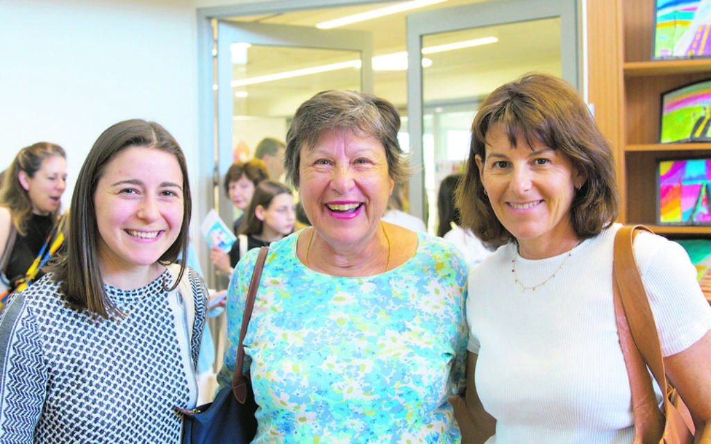 From left: Tess Rosenberg, Sue Cassrels, Julie Rosenberg.