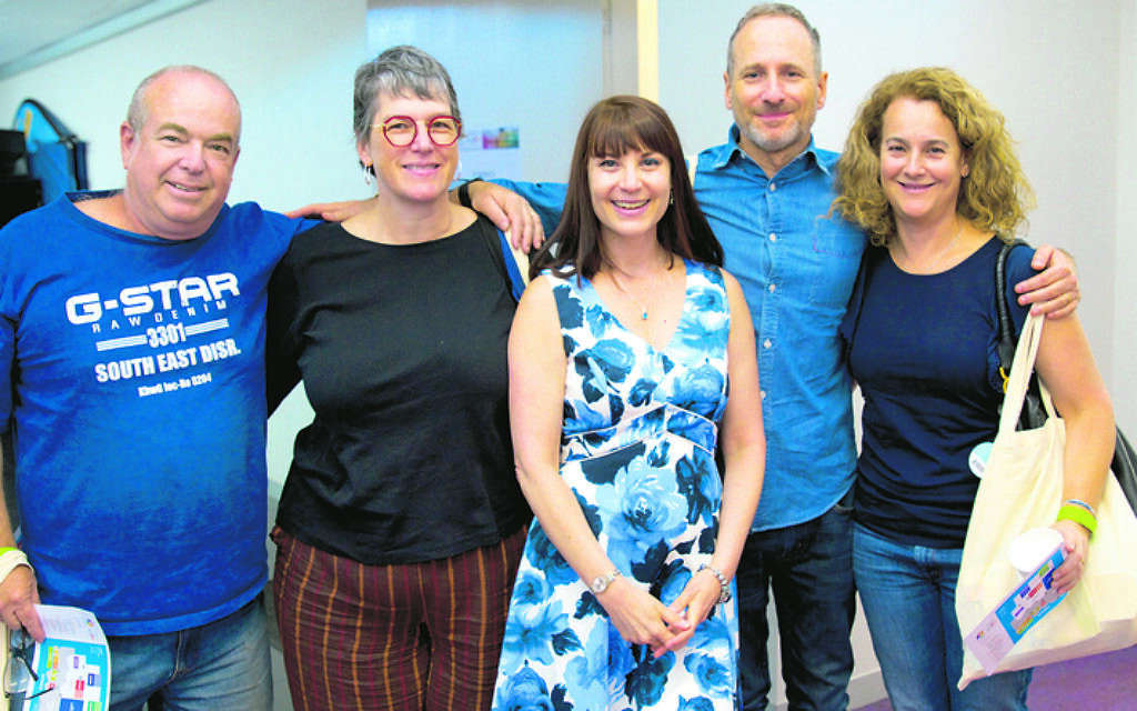 From left: Natan Rutstein, Jaki Singer, Brenda Rosenfeld, Anthony and Helen Epstein.