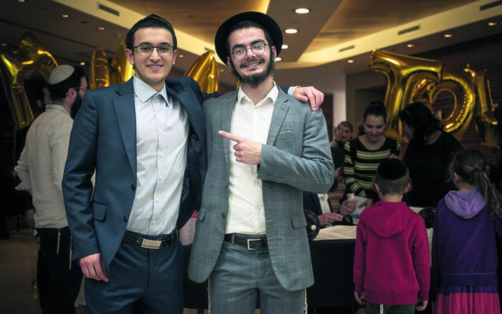 James Chee (left), Mendel Slavin.