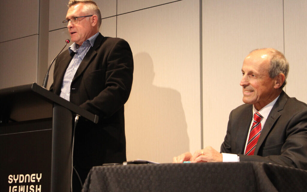 Daily Telegraph day editor Brad Clifton (left), JBOD CEO Vic Alhadeff. Daily Telegraph day editor Brad Clifton (left), JBOD CEO Vic Alhadeff.