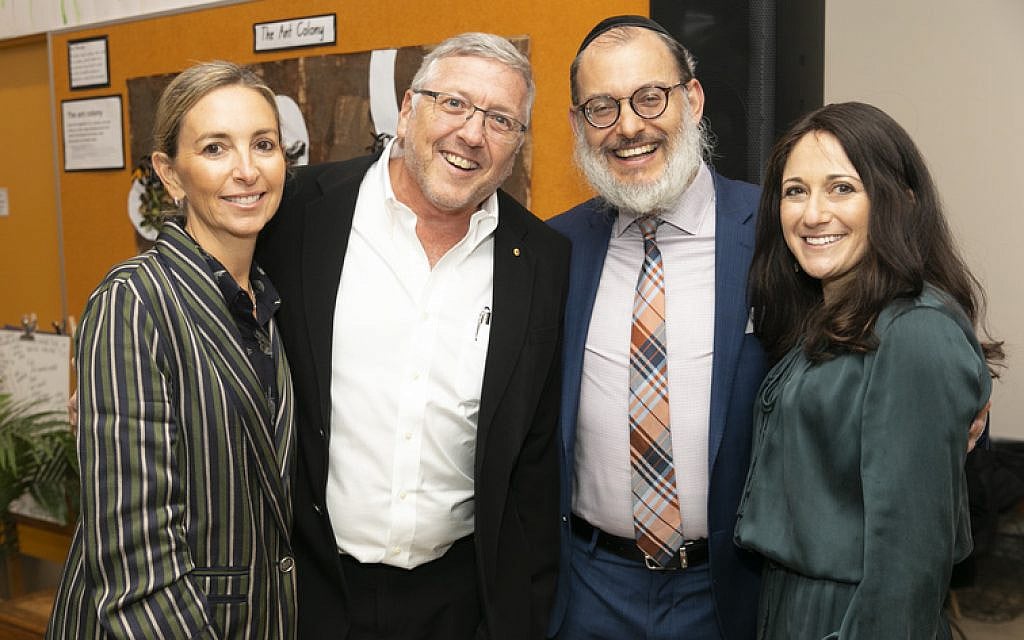 From left: Lauren and Bruce Fink, Rabbi Yehoshua and Rebbetzin Laya Smukler. From left: Lauren and Bruce Fink, Rabbi Yehoshua and Rebbetzin Laya Smukler.