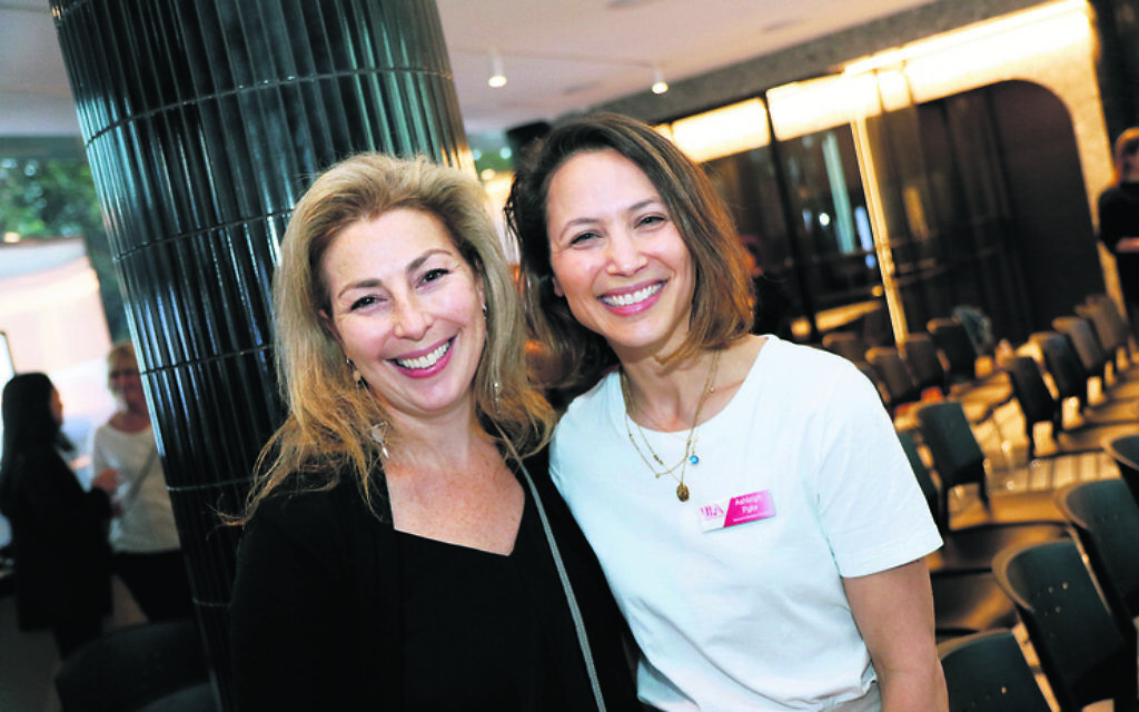 Elisa Justin (left), Ashleigh Pyke.