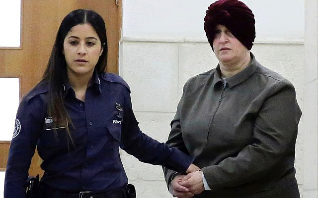 Malka Leifer is brought to a courtroom in Jerusalem in February, 2018.
Photo: AP Photo/Mahmoud Illean Malka Leifer is brought to a courtroom in Jerusalem in February, 2018.
Photo: AP Photo/Mahmoud Illean