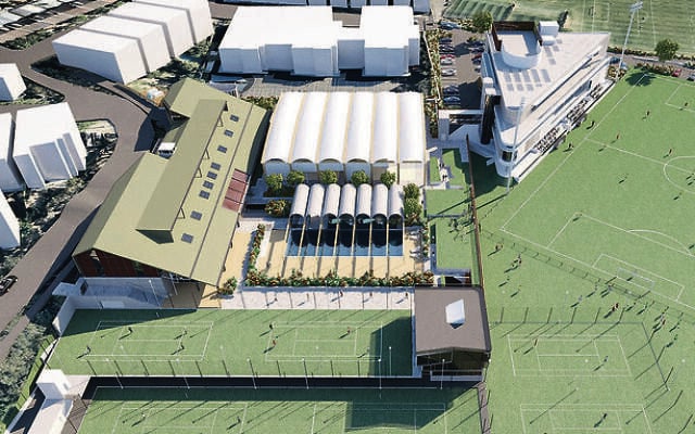 An artist's impression of the Hakoah Club site. An artist's impression of the Hakoah Club site.
