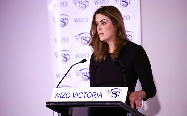 Peta Credlin addresses WIZO Victoria. Photo: Peter Haskin Peta Credlin addresses WIZO Victoria. Photo: Peter Haskin
