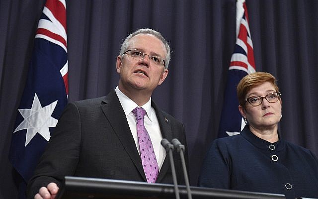 Prime Minister Scott Morrison and Minister for Foreign Affairs Marise Payne. Photo: Mick Tsikas/AAP Image Prime Minister Scott Morrison and Minister for Foreign Affairs Marise Payne. Photo: Mick Tsikas/AAP Image