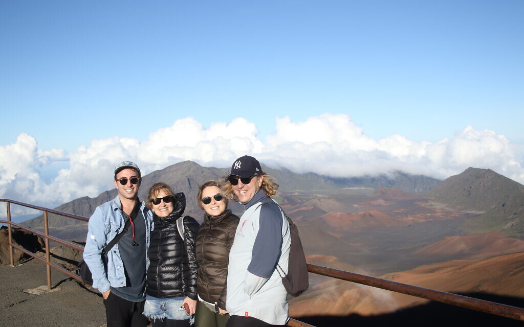 Edana Chilchik entered this photo of her family on holiday in Hawaii.