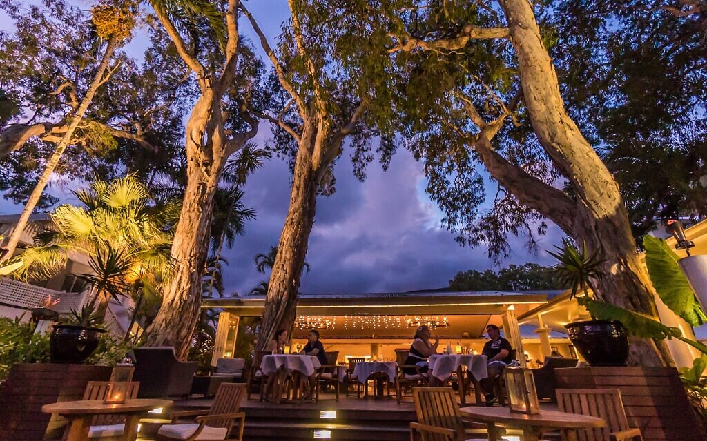 The restaurant at The Reef House.
