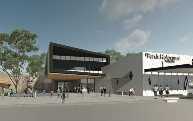 An artist’s impression of the planned new Jewish community centre in Perth. An artist’s impression of the planned new Jewish community centre in Perth.