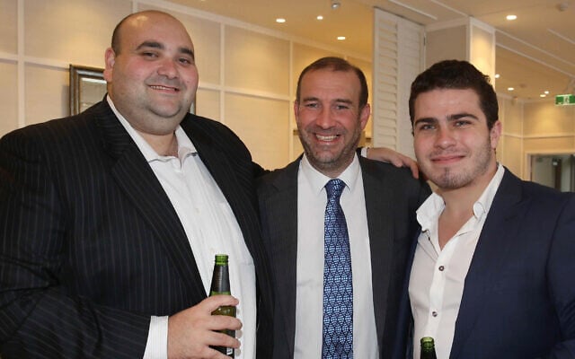 Joshua Levi, AJN national editor Zeddy Lawrence and digital editor Evan Zlatkis at The AJN’s 120th anniversary celebrations in Sydney in 2015. Photo: Noel Kessel Joshua Levi, AJN national editor Zeddy Lawrence and digital editor Evan Zlatkis at The AJN’s 120th anniversary celebrations in Sydney in 2015. Photo: Noel Kessel
