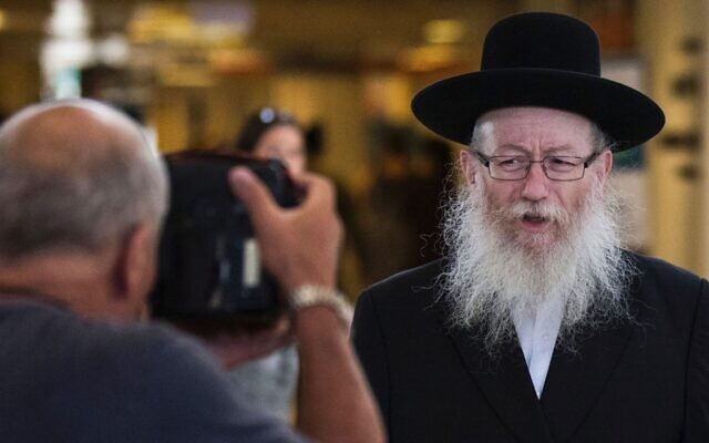 Israeli Health Minister Yaakov Litzman. Photo: Jack Guez/AFP via Getty Images Israeli Health Minister Yaakov Litzman. Photo: Jack Guez/AFP via Getty Images