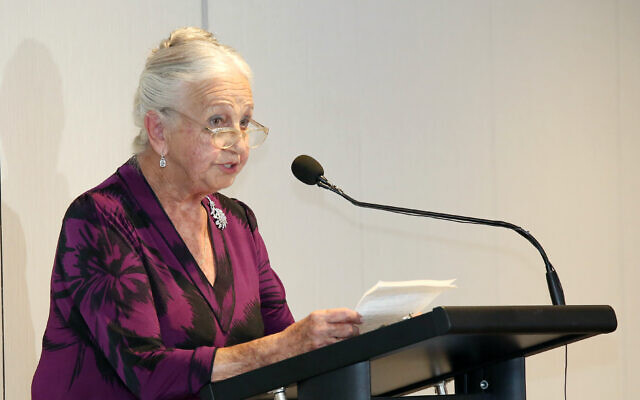 Olga Horak at a Sydney Jewish Museum Holocaust memorial ceremony. Olga Horak at a Sydney Jewish Museum Holocaust memorial ceremony.