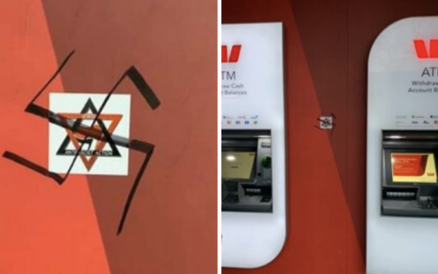 The vandalism on Carlisle Street, Melbourne, on Tuesday. The vandalism on Carlisle Street, Melbourne, on Tuesday.