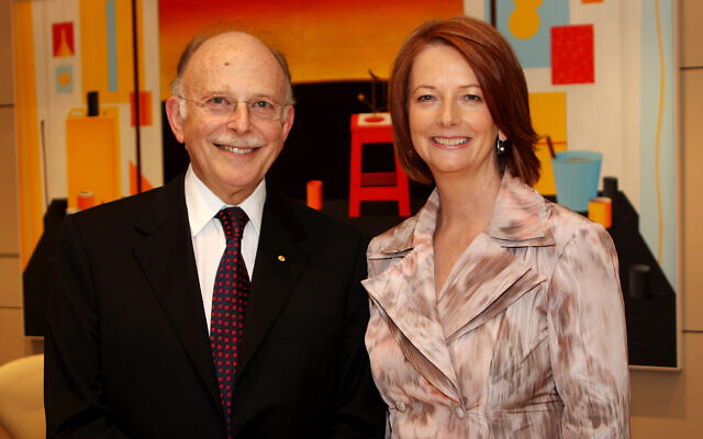 Mark Leibler and Julia Gillard. Photo: Peter Haskin Mark Leibler and Julia Gillard. Photo: Peter Haskin