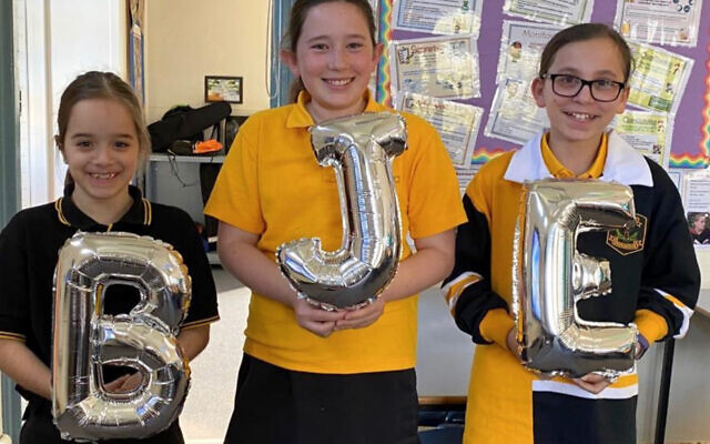 Jewish scripture students at
Randwick Public School last month. Jewish scripture students at
Randwick Public School last month.