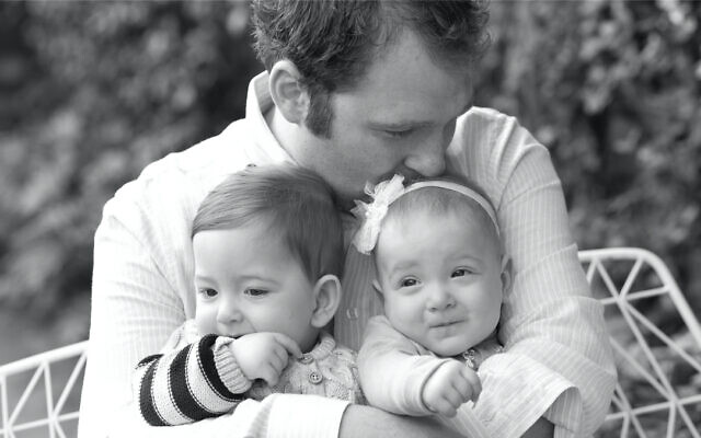 The late Jeremy Spinak with his twins Michael and Grace. Photo: Supplied The late Jeremy Spinak with his twins Michael and Grace. Photo: Supplied