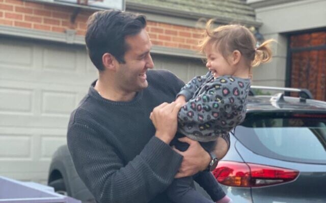 Josh Burns and daughter Tia. Josh Burns and daughter Tia.