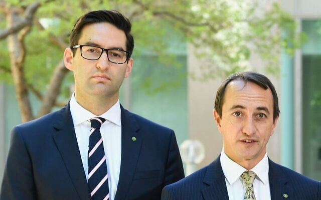 Labor MP Josh Burns and Liberal MP Dave Sharma. Photo: Auspic/DPS Labor MP Josh Burns and Liberal MP Dave Sharma. Photo: Auspic/DPS