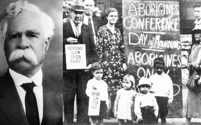 Aboriginal activist William Cooper and his protest against Kristallnacht. Aboriginal activist William Cooper and his protest against Kristallnacht.