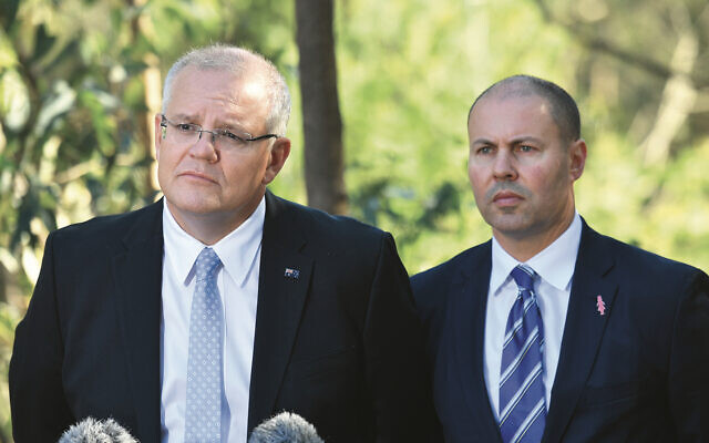 Prime Minister Scott Morrison and Treasurer Josh Frydenberg at a press conference at Studley Park in Kew,Melbourne, Friday, May 3, 2019. Photo: AAP Image/Mick Tsikas Prime Minister Scott Morrison and Treasurer Josh Frydenberg at a press conference at Studley Park in Kew,Melbourne, Friday, May 3, 2019. Photo: AAP Image/Mick Tsikas