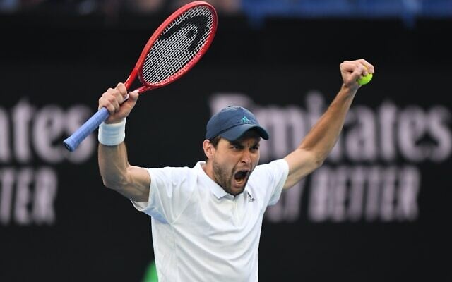 Aslan Karatsev at Melbourne Park. Photo: Tennis Australia/Morgan Hancock Aslan Karatsev at Melbourne Park. Photo: Tennis Australia/Morgan Hancock
