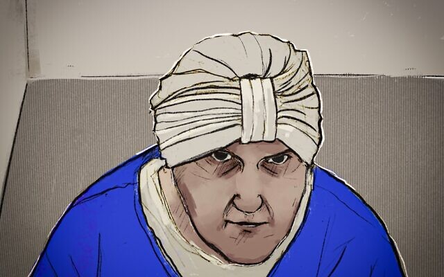 Malka Leifer, as sketched in Melbourne Magistrates' Court. Image: Courtesy Nine Malka Leifer, as sketched in Melbourne Magistrates' Court. Image: Courtesy Nine