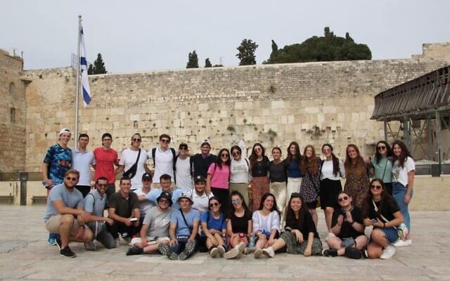 Participants on the Bnei Akiva Limmud program in Israel last month. Participants on the Bnei Akiva Limmud program in Israel last month.