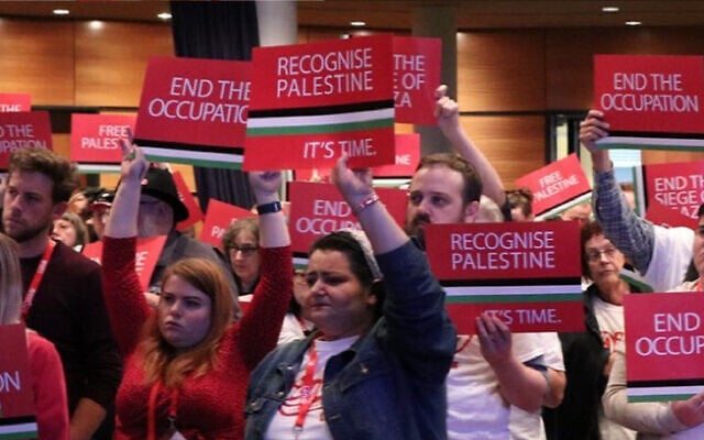 Attendees at last Sunday’s Qld ALP meeting. Photo: Screengrab Attendees at last Sunday’s Qld ALP meeting. Photo: Screengrab