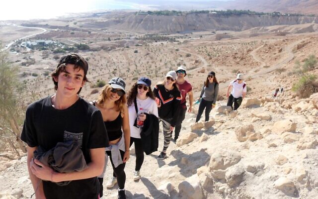 Participants on a Masa gap year program. Participants on a Masa gap year program.