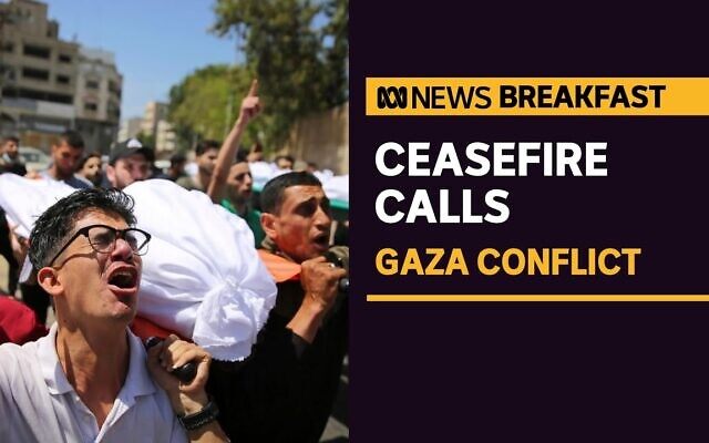 An ABC report on the recent conflict. Photo: Screenshot An ABC report on the recent conflict. Photo: Screenshot