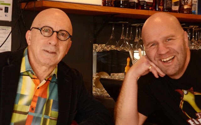 Jewish comedians Ben Horowitz (right) and Jack Levi, for whom The Elliot Goblet Bar is named. Jewish comedians Ben Horowitz (right) and Jack Levi, for whom The Elliot Goblet Bar is named.