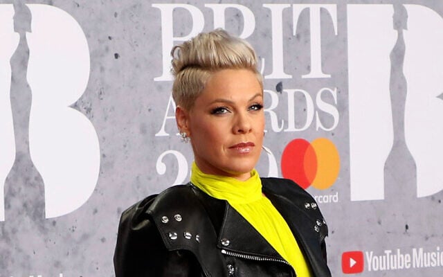 Singer Pink poses for photographers upon arrival at the Brit Awards in London. Photo: Vianney Le Caer/Invision/AP, File Singer Pink poses for photographers upon arrival at the Brit Awards in London. Photo: Vianney Le Caer/Invision/AP, File