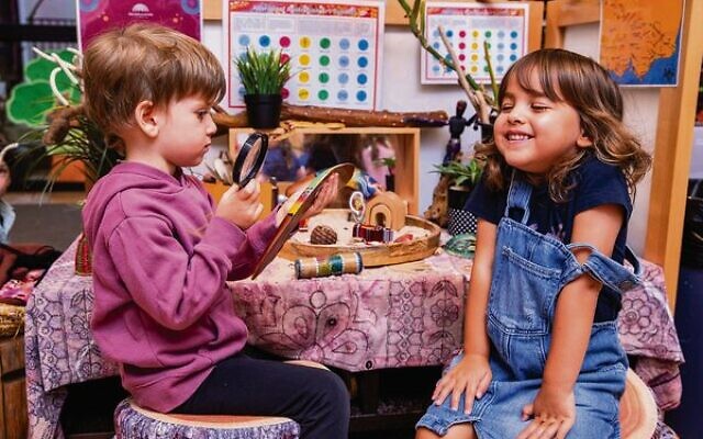 Children engaging with the active play programs on offer at King David's ELC. Children engaging with the active play programs on offer at King David's ELC.