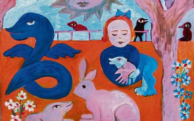 Family Gathering in the Dream Park (detail), 2008. Photo: William Mora Galleries ©The Estate of Mirka Mora Family Gathering in the Dream Park (detail), 2008. Photo: William Mora Galleries ©The Estate of Mirka Mora