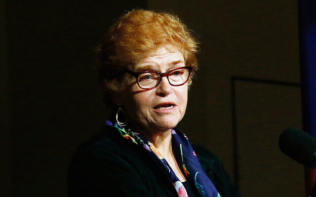 Deborah Lipstadt at the Melbourne 2019 Writers Festival. Photo: Peter Haskin Deborah Lipstadt at the Melbourne 2019 Writers Festival. Photo: Peter Haskin